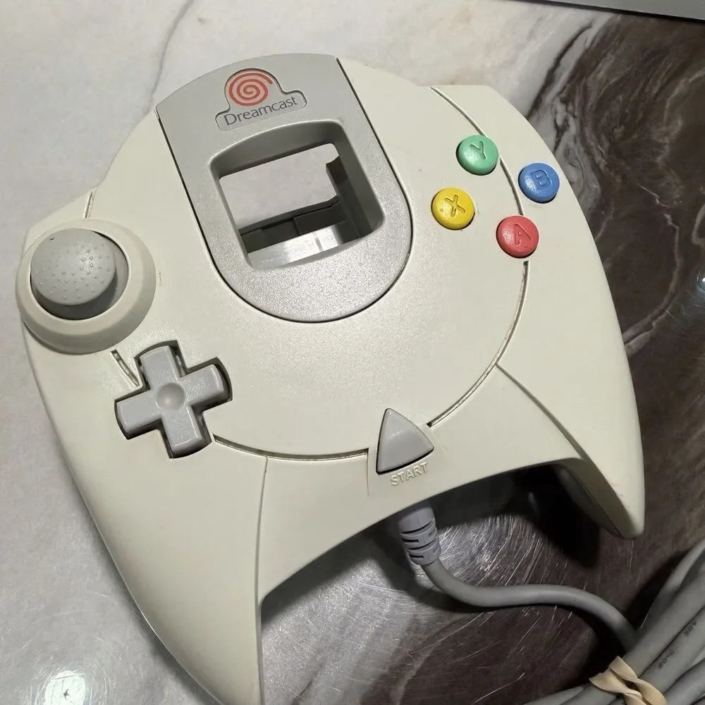 Sega Dreamcast Official White Controller HKT-7700 Original OEM TESTED WORKING!